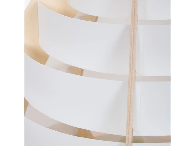  Lampe suspension design soleil 43cm blanc  - Conforama B