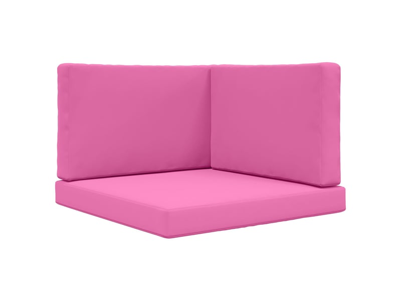  Coussin de canapé d'extérieur, coussin de chaise polyester rose 80 x 80 cm cf54145  - Conforama A