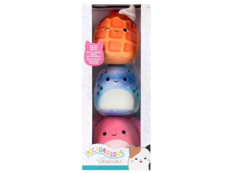  Coffret 3 peluches micromallows - auggie - weaver - zinx  - Conforama A