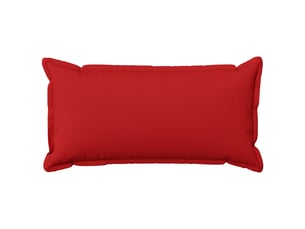 Lot de 6 housses de coussin houten rouge 40 x 80 cm lin synthétique cf50015