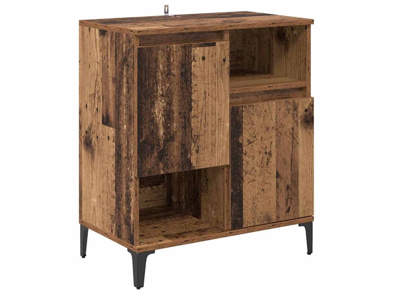  Buffet - bahut - meuble de rangements 3 pc bois ancien 60 x 35 x 70 cm bois d'ingénierie  - Conforama D