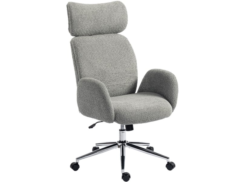  Fauteuil de bureau vilis ergonomique appuie tête réglable gris foncé  - Conforama B