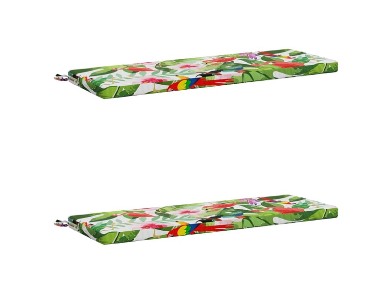 Lot de 2 coussins de banc, coussins d'assise soest 100 % polyester cf56867 - Conforama A