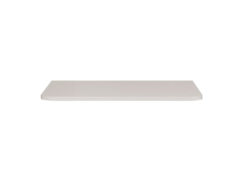 Plan de travail linea 60 cm cachemire mat pour meuble de salle de bain avec angles arrondis  - Conforama D