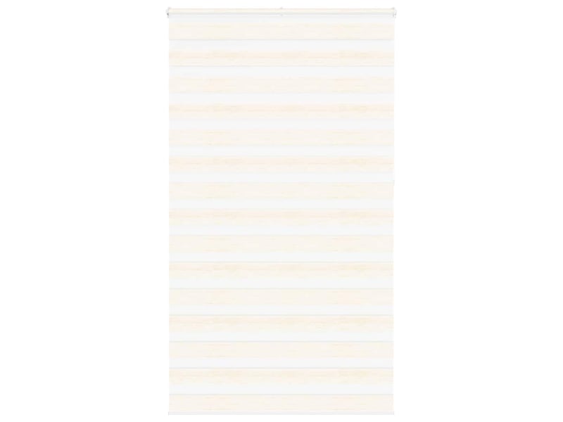 Store zèbre, store de fenêtre beige marbré largeur du tissu 125,9 cm polyester cf48261 - Conforama B