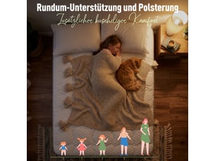 Matelas 140x200 cm <strong>OOIILLEE</strong>  <strong></strong> Ressorts ensachés + mousse soutien Medium épaisseur 15 cm