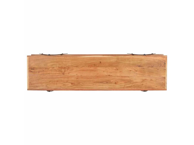  Meuble tv - banc tv - meuble de rangement 160x40x50 cm bois d'acacia solide  - Conforama C