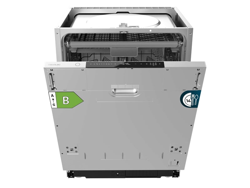 Cecotec lave-vaisselle intégrable aguazero 8001 full bi b 14 couvert blanc 60 cm  - Conforama A