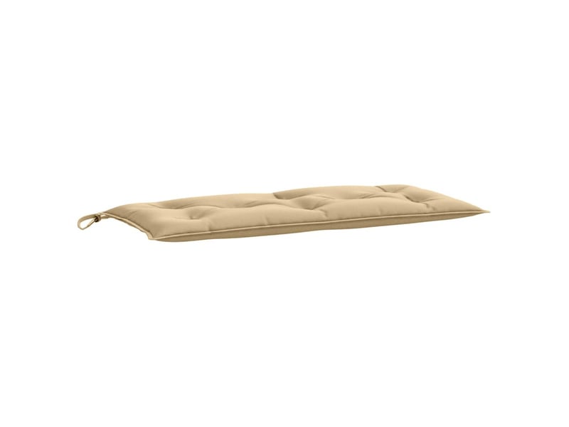  Lot de 2 coussins de banc de jardin, coussins d'assise beige mélangé tissu cf58628  - Conforama E
