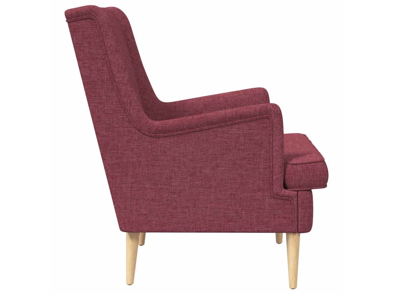  Vidaxl fauteuil bordeaux tissu  - Conforama E