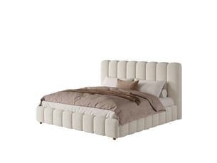 Lit 2 places 160x200 cm HAUSS SPOLE coloris blanc