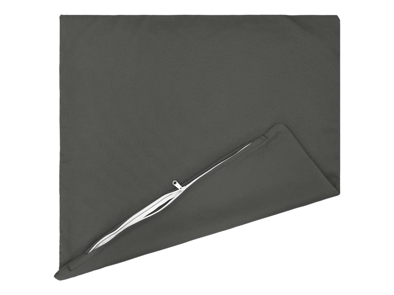  Lot de 2 housses de coussin heerlen anthracite 80 x 80 cm polyester cf49420  - Conforama E