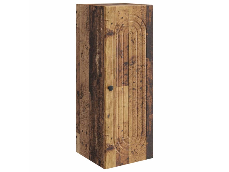  Armoire murale salon bois ancien 33x34,5x90cm bois d'ingénierie shl517  - Conforama A