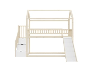 Lit mezzanine 90x200 cm <strong></strong> <strong></strong> coloris naturel