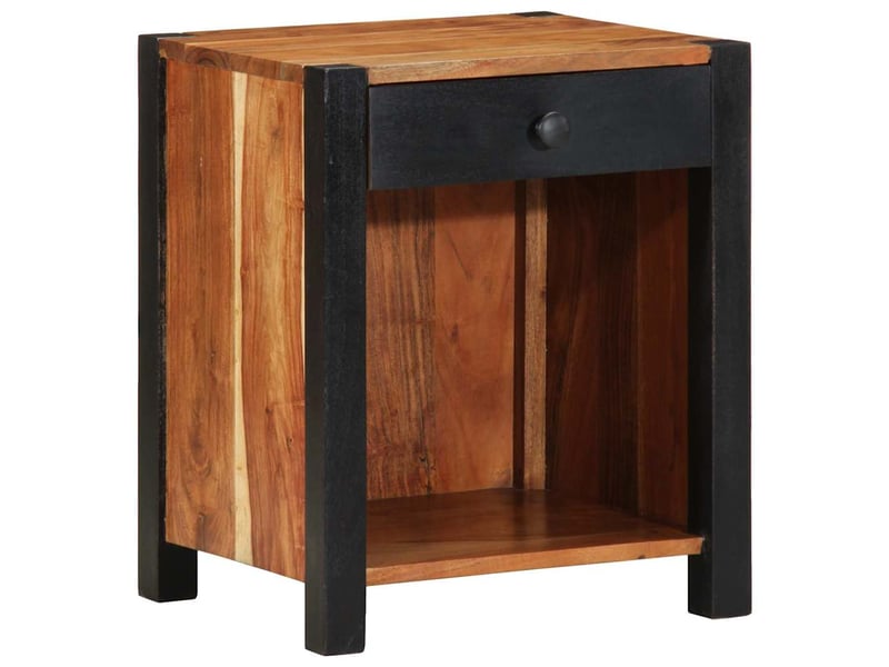  Lot de 2 cabinet de chevet, table de nuit marron 40 x 35 x 50 cm shl4929  - Conforama A