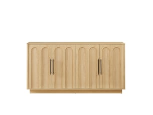 Buffet 4 porte(s)  0 tiroir(s) <strong>BGSRYAO</strong> <strong></strong> - 160 cm coloris marron 