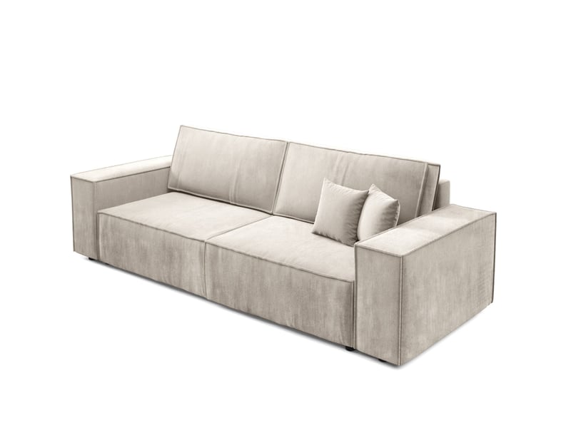 Canapé convertible mille mini creme - Conforama C