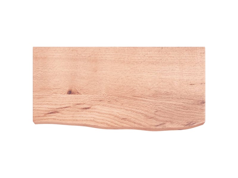  Comptoir de salle de bain, plan de travail marron 60x30x(2-6) cm bois traité cf65803  - Conforama D