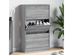 Meuble à chaussures 3 paire(s)  <strong></strong>  <strong></strong> coloris gris