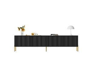 Meuble tv coloris noir  <strong></strong>  <strong></strong>