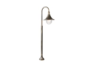 Lanterne d'extérieur intelligente or antique 125 cm ip44 avec wifi a60 - daphne