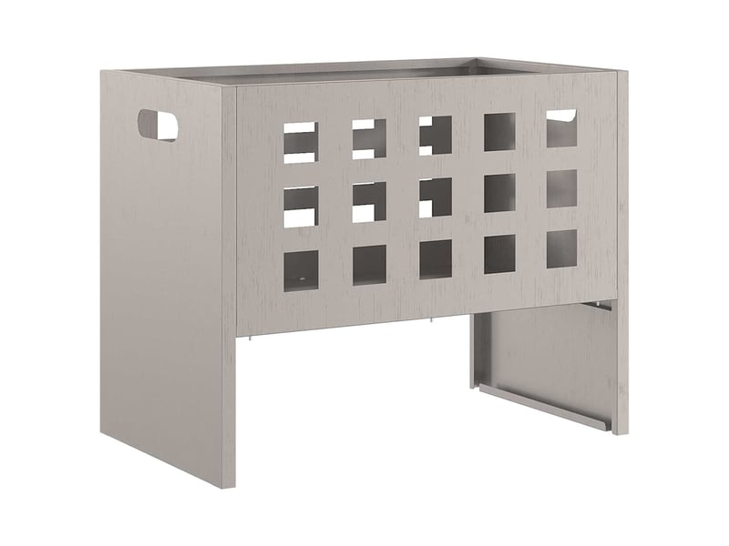  Brasero exterieur, foyer marron 50x30x40 cm acier  - Conforama E