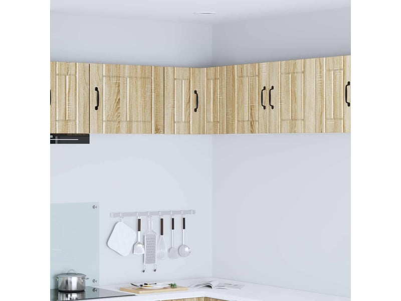  Meuble mural de cuisine, armoire d'angle cuisine lucca chêne sonoma 57x57x40cm  - Conforama B