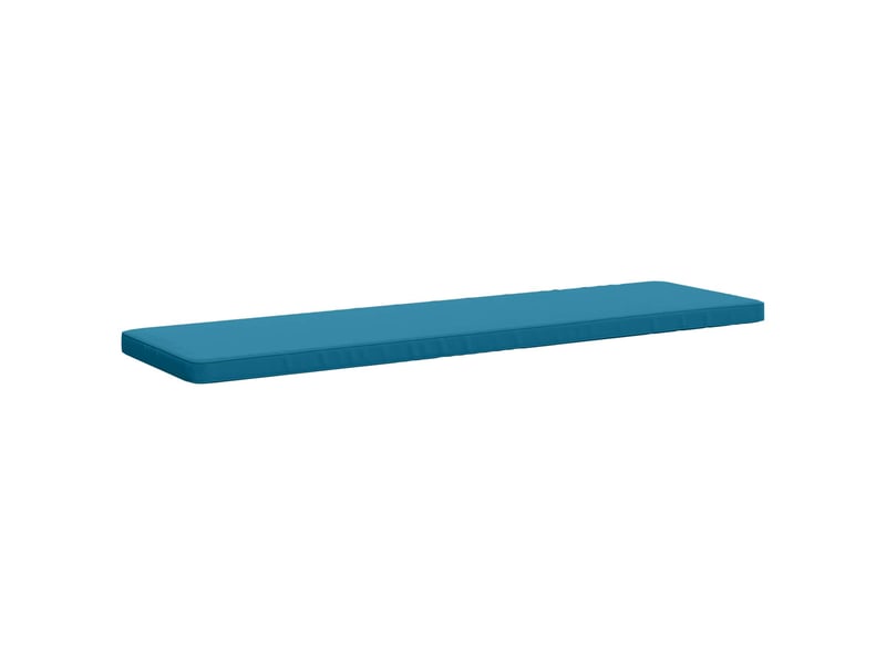  Lot de 2 coussins de banc, coussins d'assise vught 100 % polyester bleu clair cf57847  - Conforama D