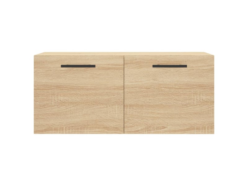  Armoire murale salon, meuble de rangement chêne sonoma 80x36,5x35 cm bois d'ingénierie  - Conforama E