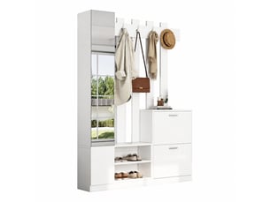 Console 0 tiroir(s)  coloris blanc <strong></strong> <strong></strong> - longueur 135 cm - 135 cm