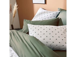 Parure de couette en percale de coton au style géométrique 260x240 cm