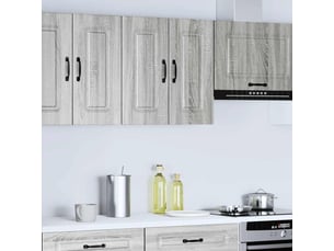 Armoire murale de cuisine kalmar sonoma gris bois d'ingénierie shl6661