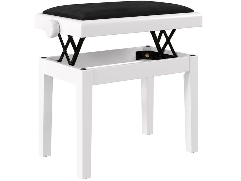  Banc de piano réglable en hauteur 45-56 cm homvra  - Conforama A