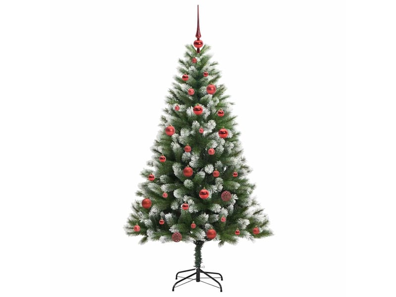  Sapin de noël - arbre de noël artificiel avec neige artificielle 150 led  - Conforama D