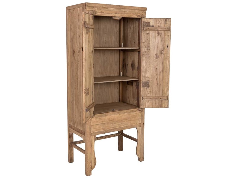  Armoire en bois beige 84x50x195 cm h  - Conforama E