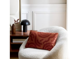 Coussin lilou rectangulaire 30x50cm rose