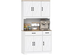 Buffet 6 porte(s)  2 tiroir(s) SWEIKO  - 94 cm coloris blanc 
