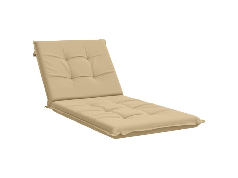  Coussin de transat, coussin pour bain de soleil gemert 100 % polyester beige 190 x 70 x 9 cm cf56108  - Conforama A