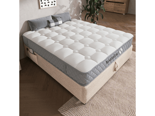 Matelas 180x200 cm <strong></strong> <strong></strong> Ressorts ensachés + mousse soutien Medium épaisseur 20 cm