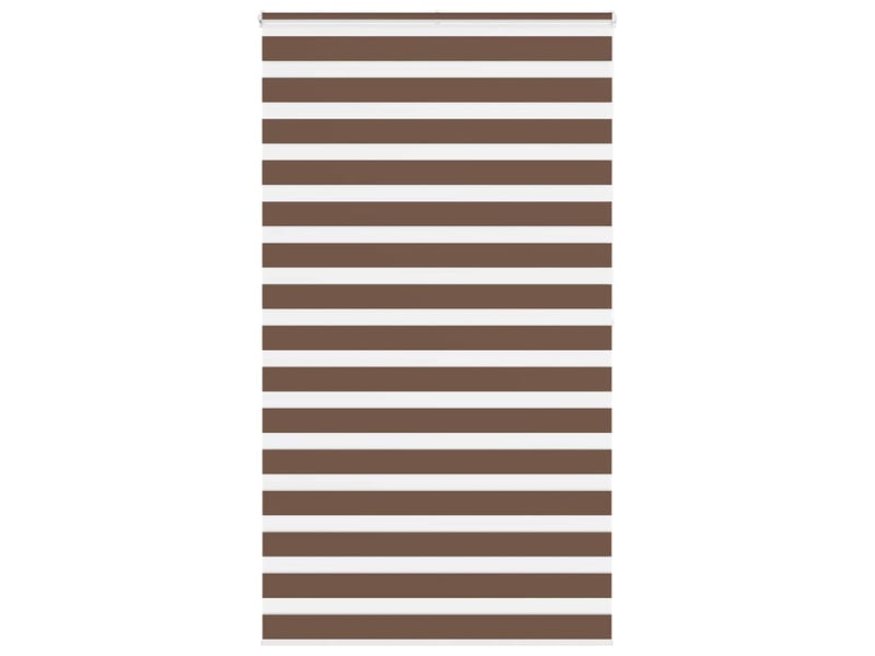 Store zèbre, store de fenêtre marron 135x200cm largeur du tissu 130,9cm polyester cf48673 - Conforama B