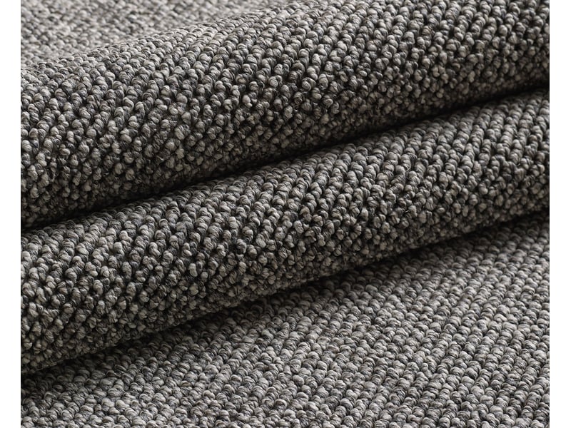 Tapis naturel aspect jute gris 240x340cm LOOM2403404300GREY - Conforama D