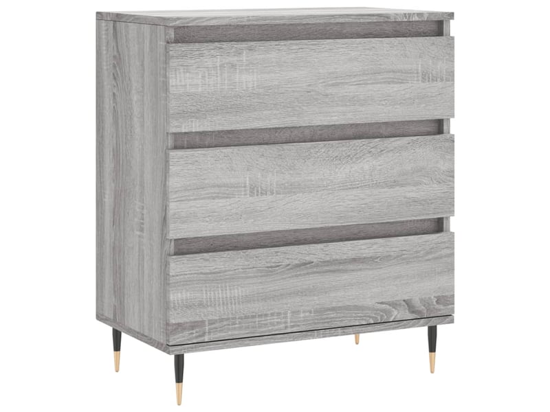  Buffet - bahut - meuble de rangement sonoma gris 60x35x70 cm bois d'ingénierie  - Conforama A