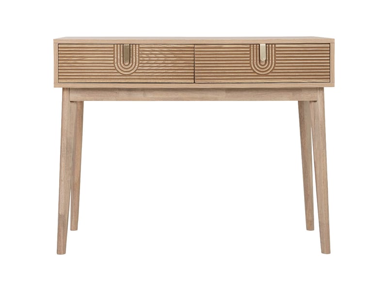 Meuble d'entrée en bois marron 100 x 40,5 x 77 cm (h)  - Conforama C