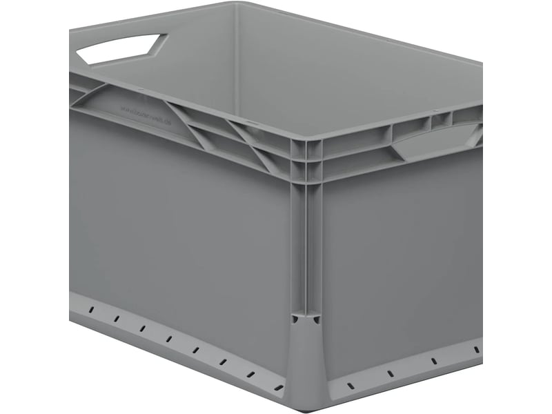  Boîte euro 60x40x32cm grise 62l  - Conforama A