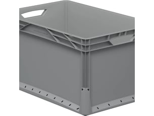 Boîte euro 60x40x32cm grise 62l