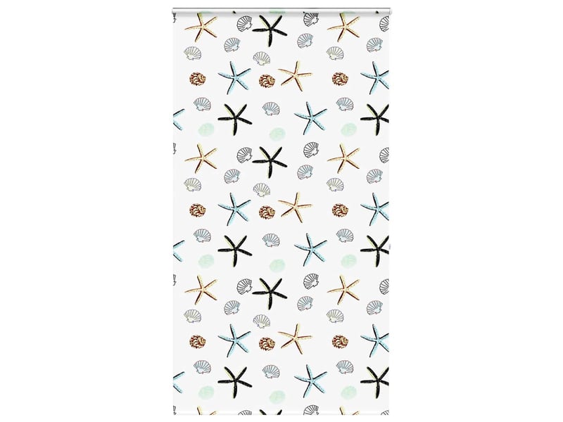  Store enrouleur de douche, store à rouleau avec cassette largeur du tissu 126 cm cf45095  - Conforama B