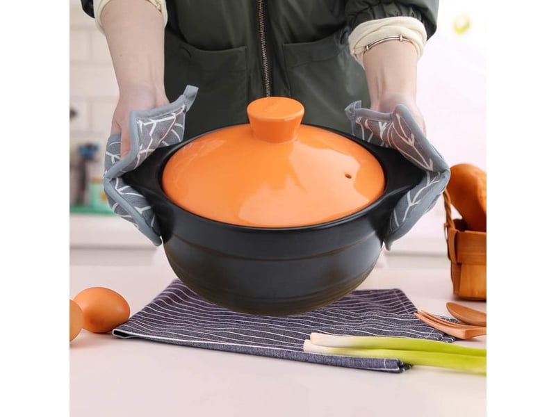  Dessous de verre isolants en coton et lin - tapis carré de cuisine de restaurant - anti-brûlure et isolation thermique - gris  - Conforama E