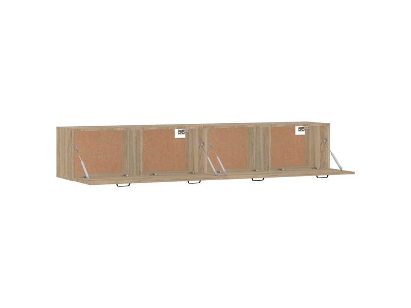  Armoires murales 2 pcs, meuble de rangement salon chêne sonoma 100x36,5x35 cm shl4297  - Conforama E