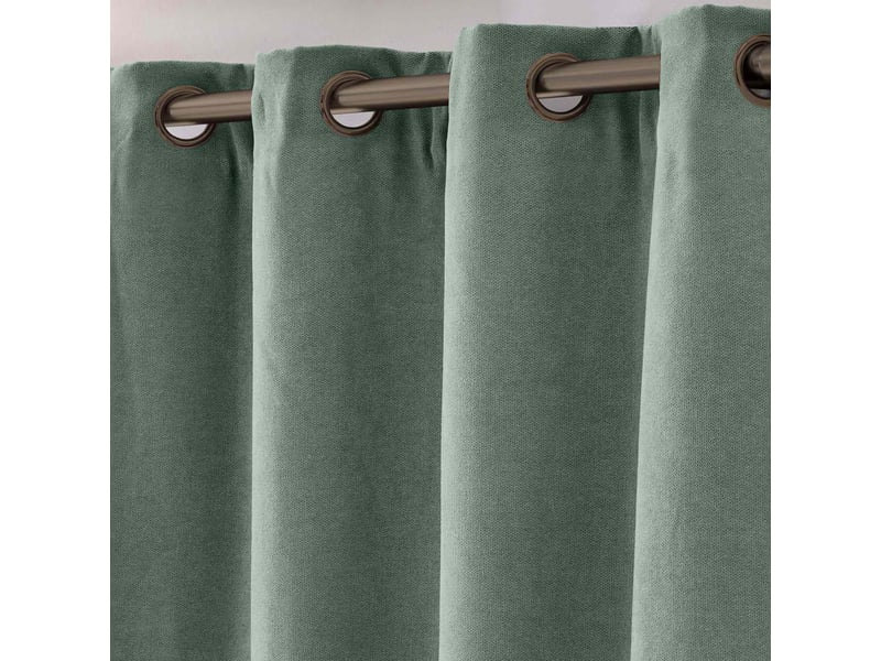  Rideau isolant thermique spleen 140x260cm vert cèdre  - Conforama B