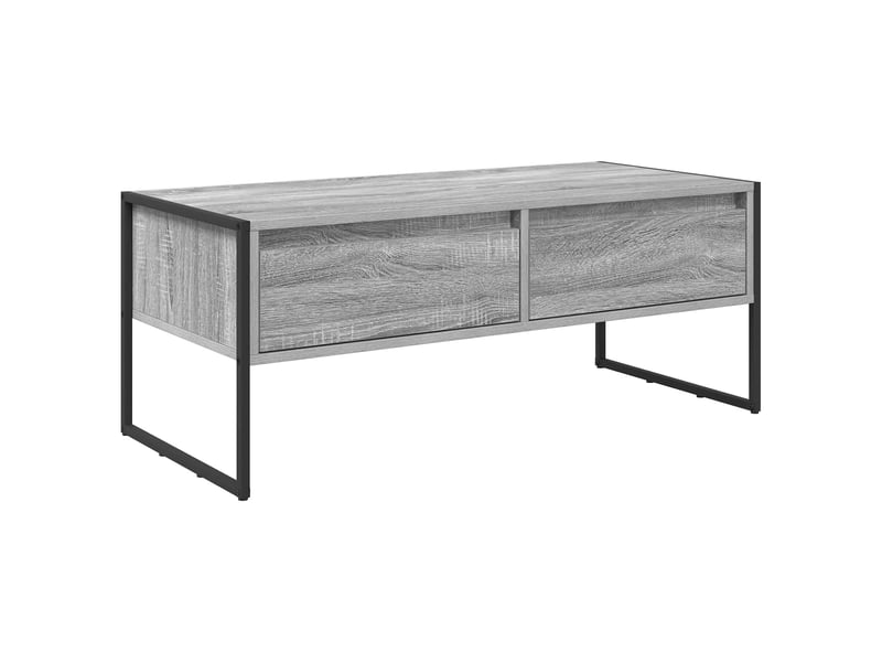  Table basse - table de salon - table à thé gris sonoma 100 x 46 x 40 cm bois d'ingénierie  - Conforama A